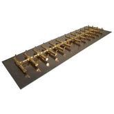 Double Tree-Style Brass Burner/Rectangular Plate - CFBDT400